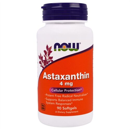 Viên uống chống oxy hoá NOW Astaxanthin 4mg 90 viên [date 4/2024]